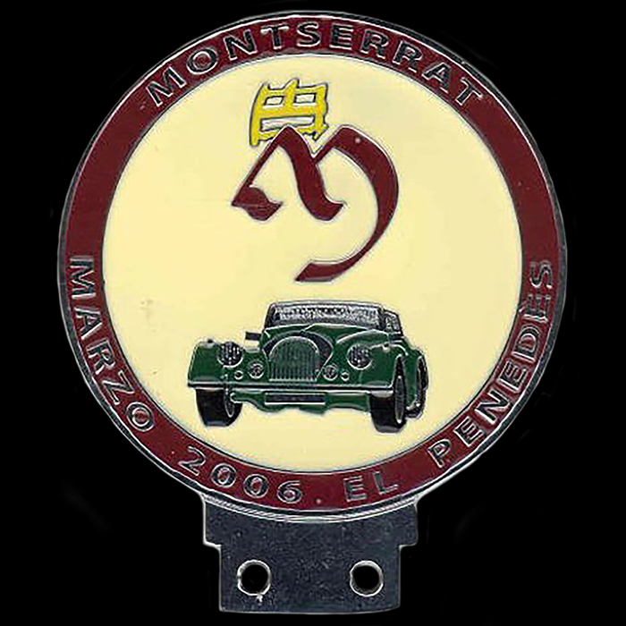 Morgan Montserrat car badge